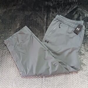 Under Armour UA Lined Rain Pants Men's Loose Fit Water Resistant Size 3XL